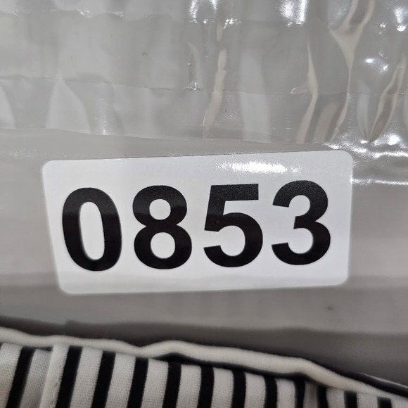 Vintage The Quacker Factory Top M White Striped Embroidered Button Up Noah's Arc - Picture 10 of 11